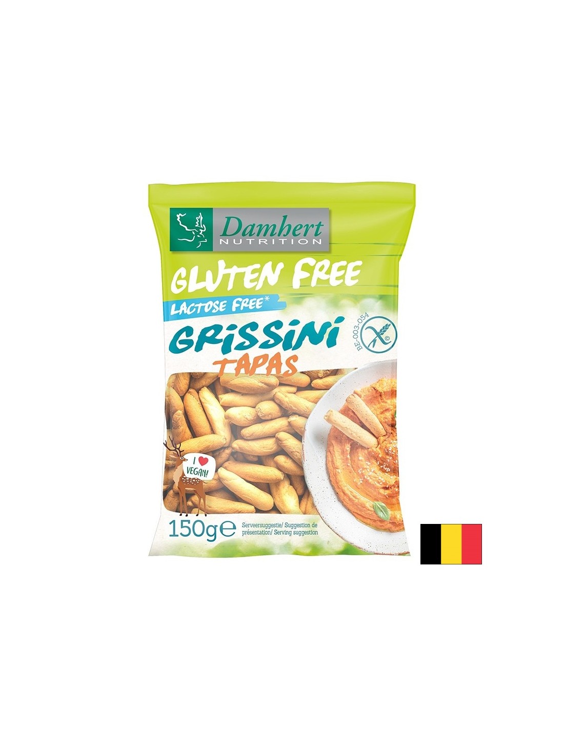 Gluténmentes kenyérrudak Tapas, 150 g