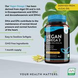 Vegan Omega 3 - 2000 mg /60 vegan gel capsules/ - Nutra Best Europe