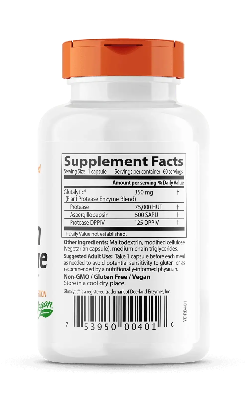 Gluten Rescue | with Glutalytic® - 60 capsules - Nutra Best Europe