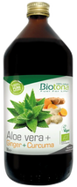 Biotona organic aloe vera + turmeric + ginger 1000 ml - Nutra Best Europe