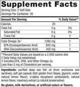 Ultimate Omega 1280 mg - 60 Gel capsules - Nutra Best Europe