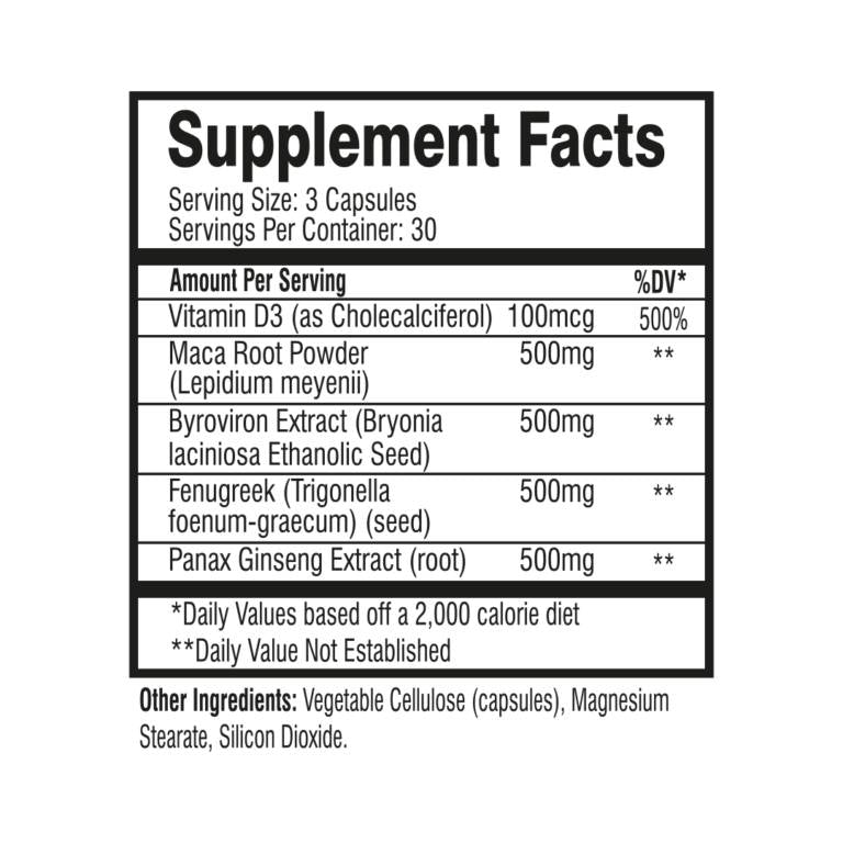 Vibe | Libido Booster - 90 capsules - Nutra Best Europe