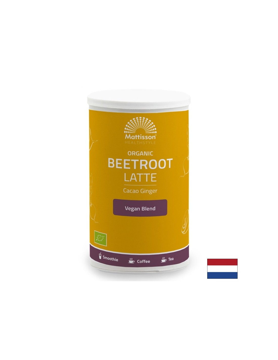 Bio gyömbéres cékla latte, 160g <tc>Mattisson Healthstyle</tc> Por