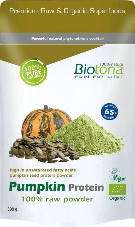 Biotona organic pumpkin protein powder 300 g - Nutra Best Europe