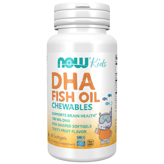 DHA 100 mg Kid's Chewable - 60 chewable tablets - Nutra Best Europe
