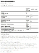 Ultra Omega 3 - 180 Gel capsules - Nutra Best Europe