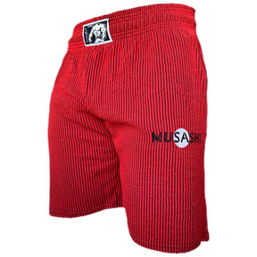 Sports shorts - Red striped / Training Shorts - Red - Nutra Best Europe