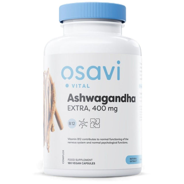 Ashwagandha Extra 400 mg - 180 capsules - Nutra Best Europe