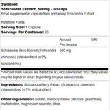 Schizandra Extract 500 mg 60 capsules - Nutra Best Europe