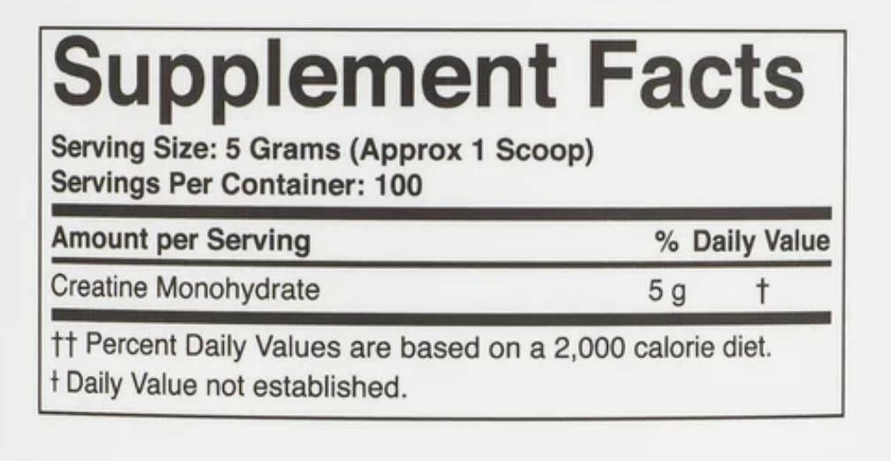 Creatine Monohydrate | Micronized - 500 grams - Nutra Best Europe