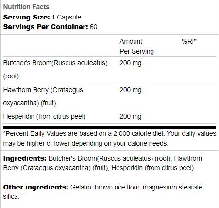 Herbal Circulatory Care 60 capsules - Nutra Best Europe