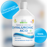 Liquid Hyaluronic acid 100 mg - nourishment at the cellular level - 500 ml - Nutra Best Europe
