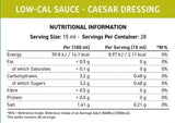 Fit Cuisine Low-Cal Sauce | Caesar Dressing - 425 ml - Nutra Best Europe