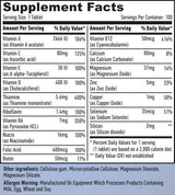 Basic Adult Multivitamin 100 Tabs. - Nutra Best Europe