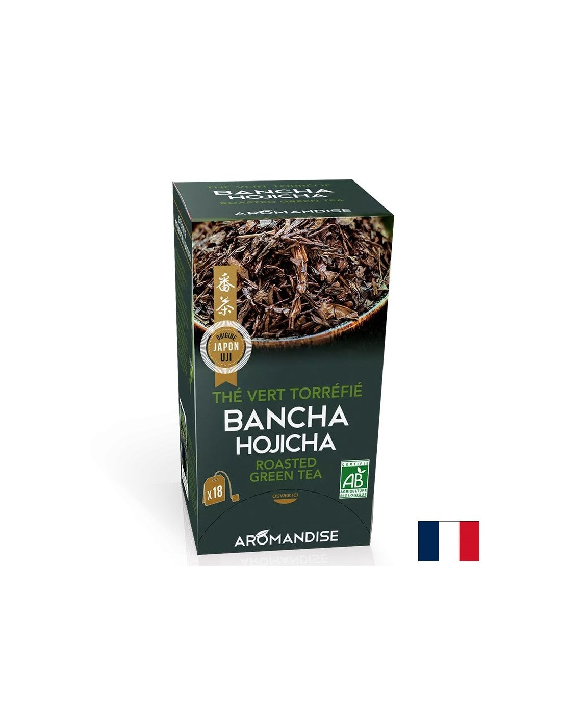 Bancha Hodzhicha tea (pörkölt zöld tealevél), 18 filteres zacskó