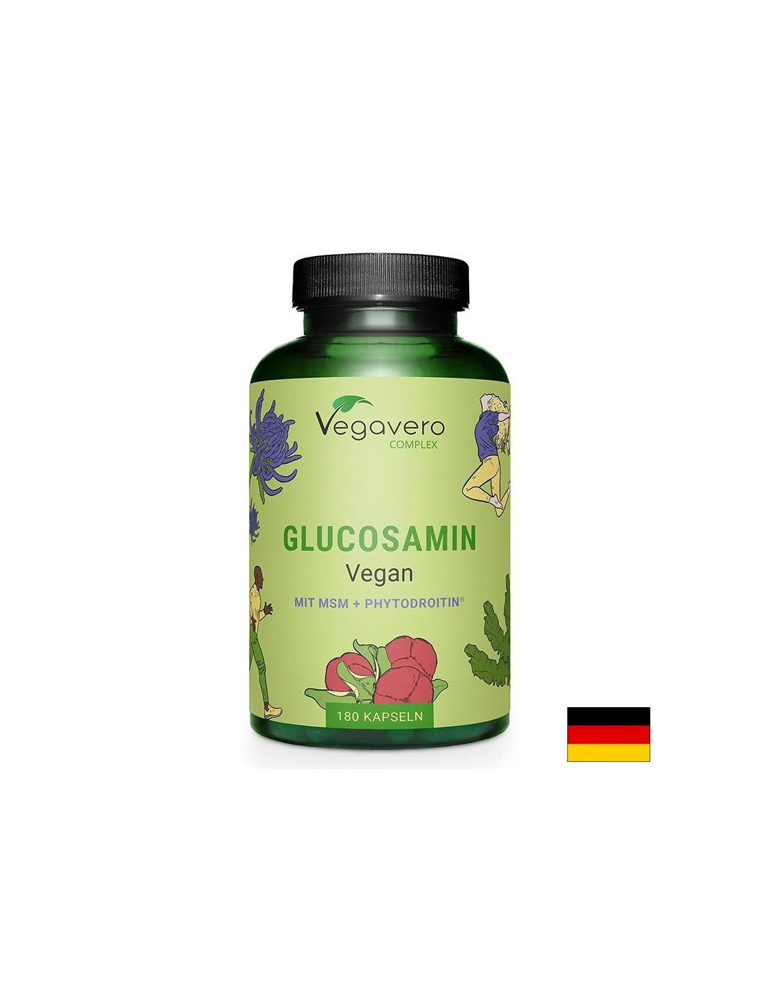 Ízületek és csontok - Glükózamin Komplex (MSM-mel és vegán glükózaminnal), 180 kapszula <tc>Vegavero</tc>