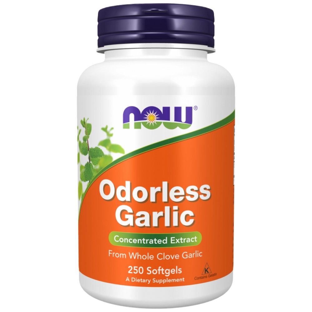 Odorless Garlic - 250 Gel capsules - Nutra Best Europe