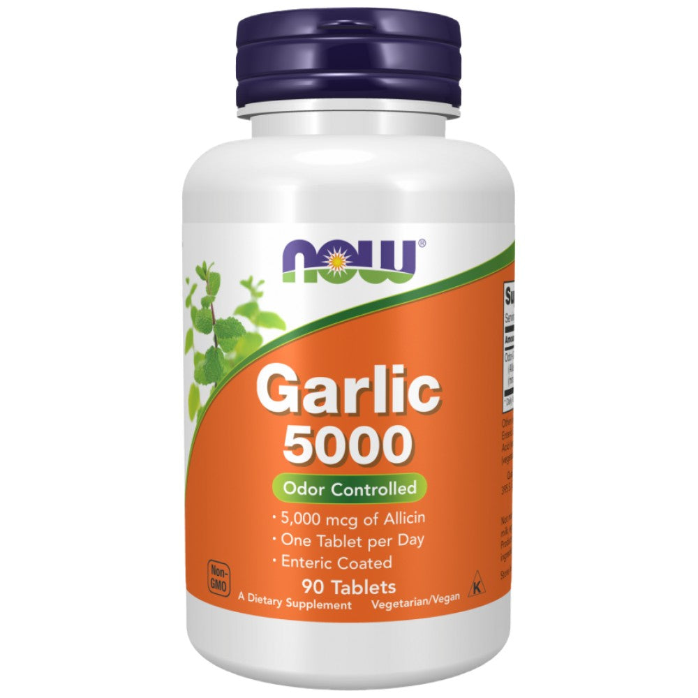 Garlic 5000 | Odor Controlled - 90 Tablets - Nutra Best Europe