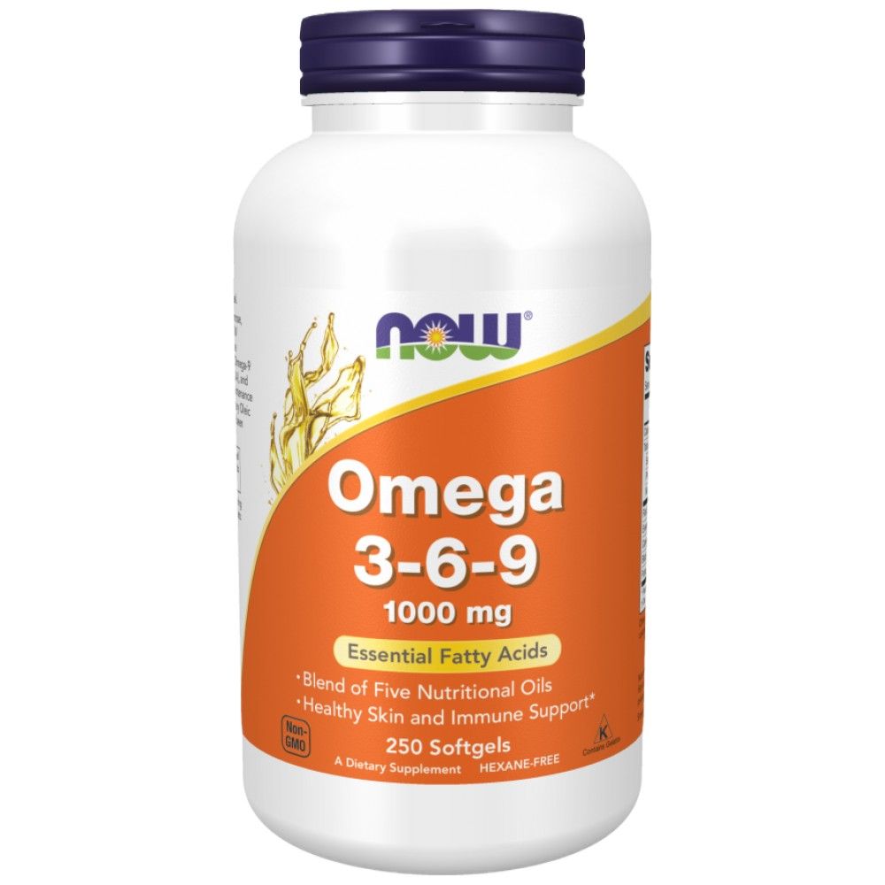 Omega 3-6-9 1000 mg - 100 Gel Capsules - Nutra Best Europe