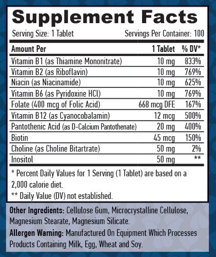 B-Basic / 100 Tabs. - Nutra Best Europe