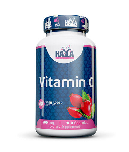 Vitamin C with Rose Hips 500mg / 100 Caps. - Nutra Best Europe