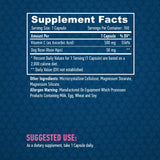 Vitamin C with Rose Hips 500mg / 100 Caps. - Nutra Best Europe