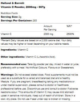 Vitamin C Powder - 567 grams - Nutra Best Europe