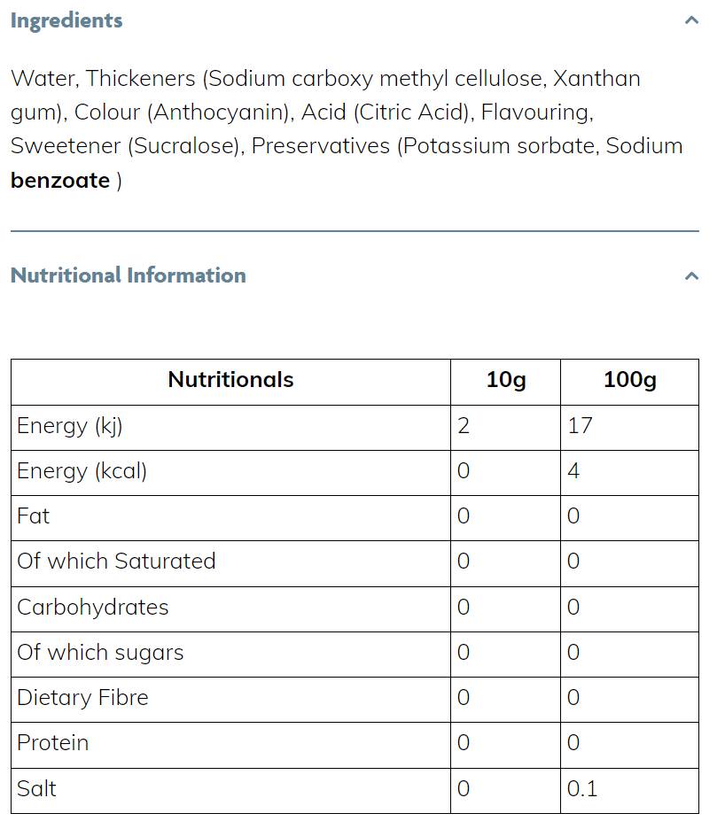 Skinny Syrup | Blueberry - 425 ml - Nutra Best Europe