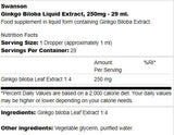Ginkgo Biloba Liquid Extract 250 mg - 29 ml - Nutra Best Europe