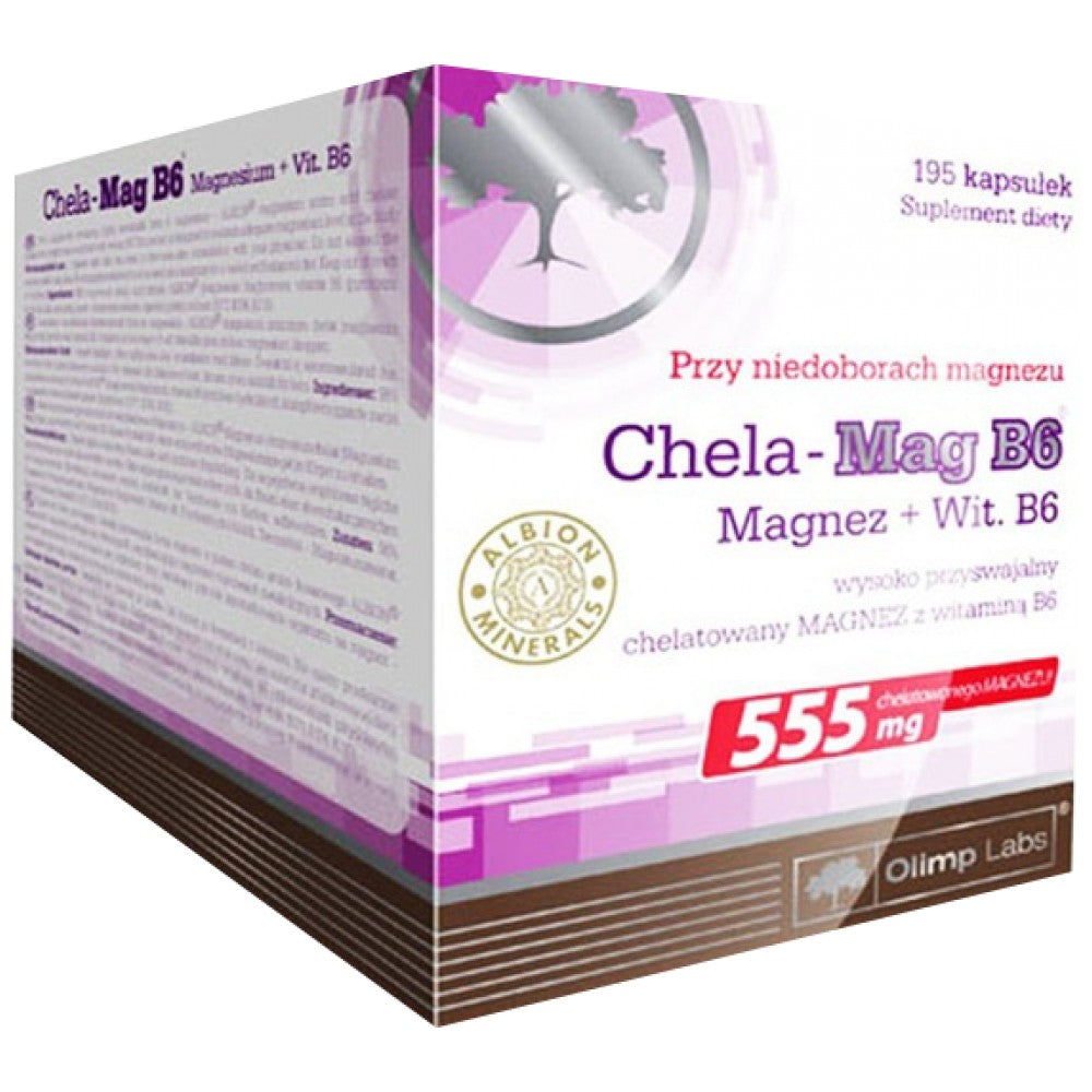 Chela - Mag B6 195 capsules - Nutra Best Europe