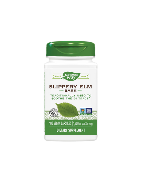 Slippery Elm 370 mg - 100 capsules - Nutra Best Europe