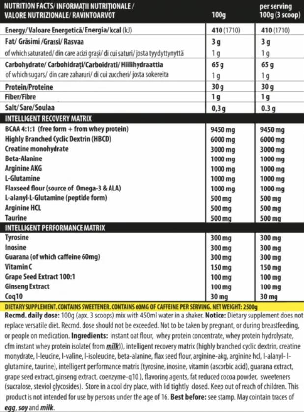 iMass - 2500 grams - Nutra Best Europe