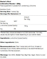 BEST L-Citrulline Powder - 200 grams - Nutra Best Europe