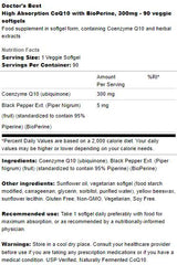 BEST CoQ10 with Bioperine 300 mg - 90 Gel capsules - Nutra Best Europe