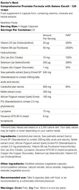 Comprehensive Prostate Formula | With Seleno Excell - 120 capsules - Nutra Best Europe