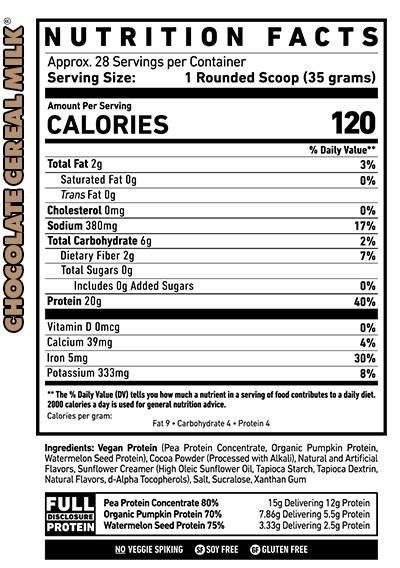 Vegan Protein | Plant Based Matrix - 907 grams - Nutra Best Europe