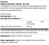 Slippery Elm Bark 400 mg 60 capsules - Nutra Best Europe