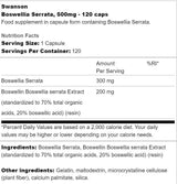 Boswellia Serrata 500 mg 120 capsules - Nutra Best Europe