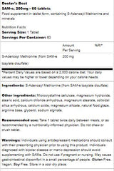 BEST SAMe 200 mg - 60 Tablets - Nutra Best Europe