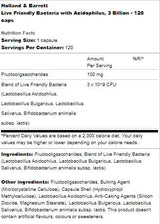 Live Friendly Bacteria | With Acidophilus Chewable 120 capsules - Nutra Best Europe