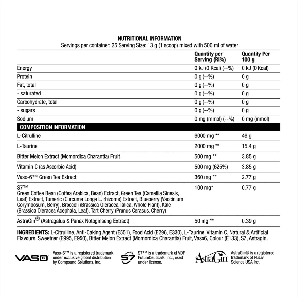 Pump the Chaos Extreme | Stim Free Pump - 325 grams - Nutra Best Europe