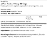 AjiPure Taurine 500 mg 60 capsules - Nutra Best Europe