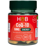 Coenzyme Q10 50mg - 30 Tablets - Nutra Best Europe