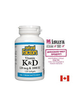 K2-vitamin 120 mcg | D3 1000 NE - 120 gél kapszula