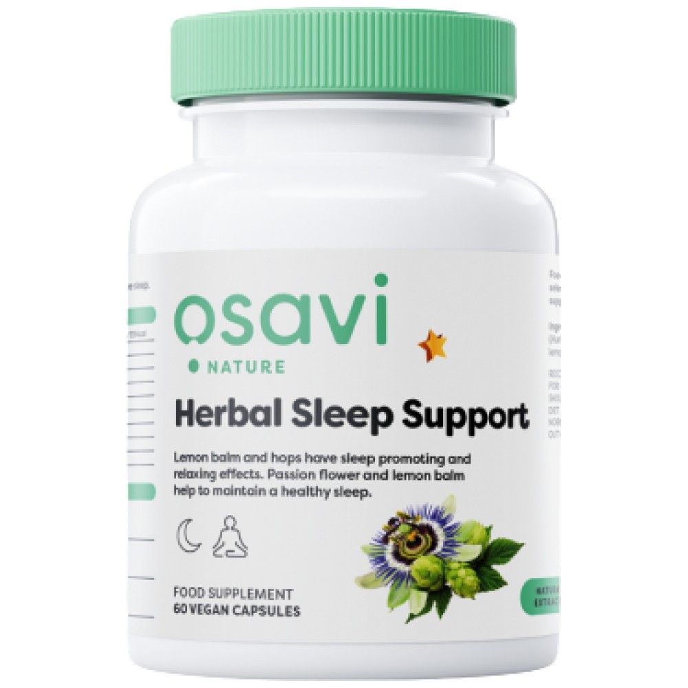 Herbal Sleep Support - 120 capsules - Nutra Best Europe