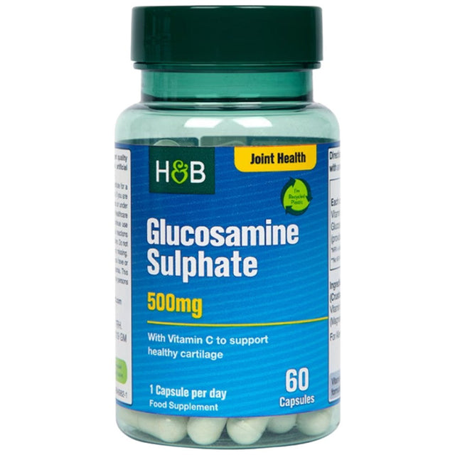 Glucosamine Sulphate 500 mg - 60 capsules - Nutra Best Europe