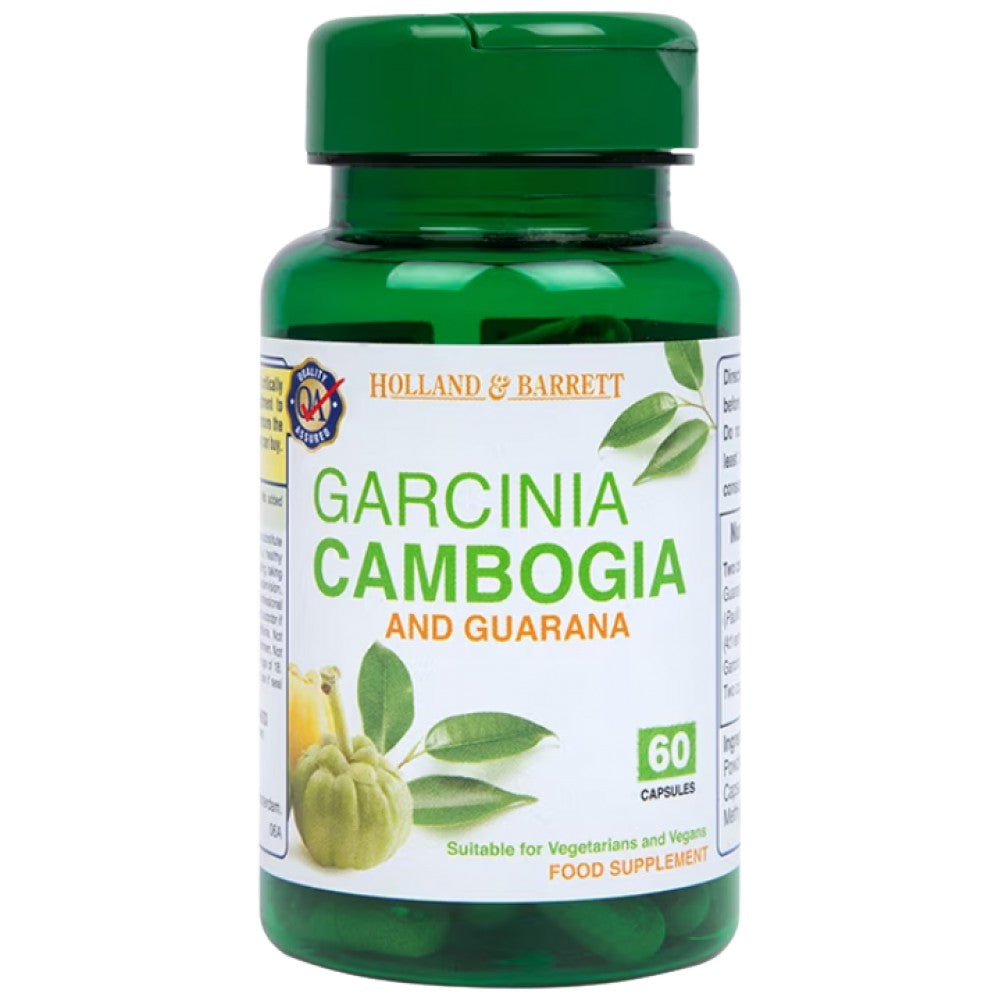 Garcinia Cambogia and Guarana - 60 capsules - Nutra Best Europe