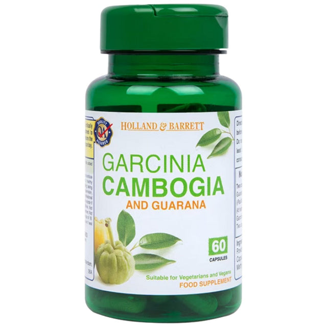 Garcinia Cambogia and Guarana - 60 capsules - Nutra Best Europe
