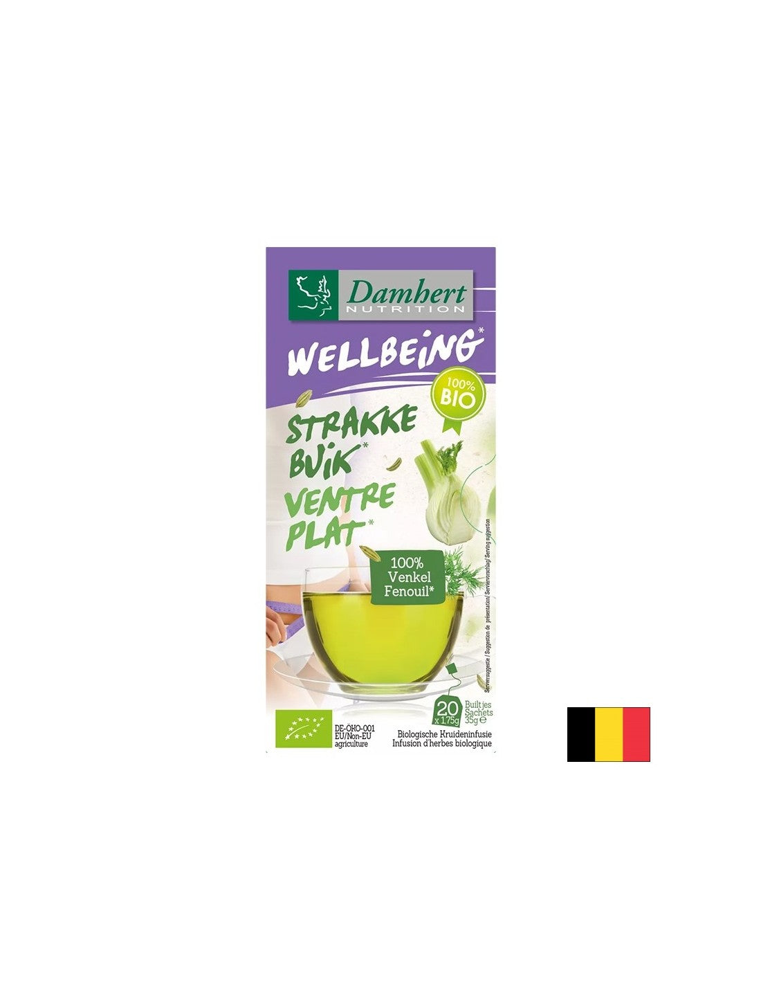 Flat Belly Tea BIO, 20 filteres zacskó