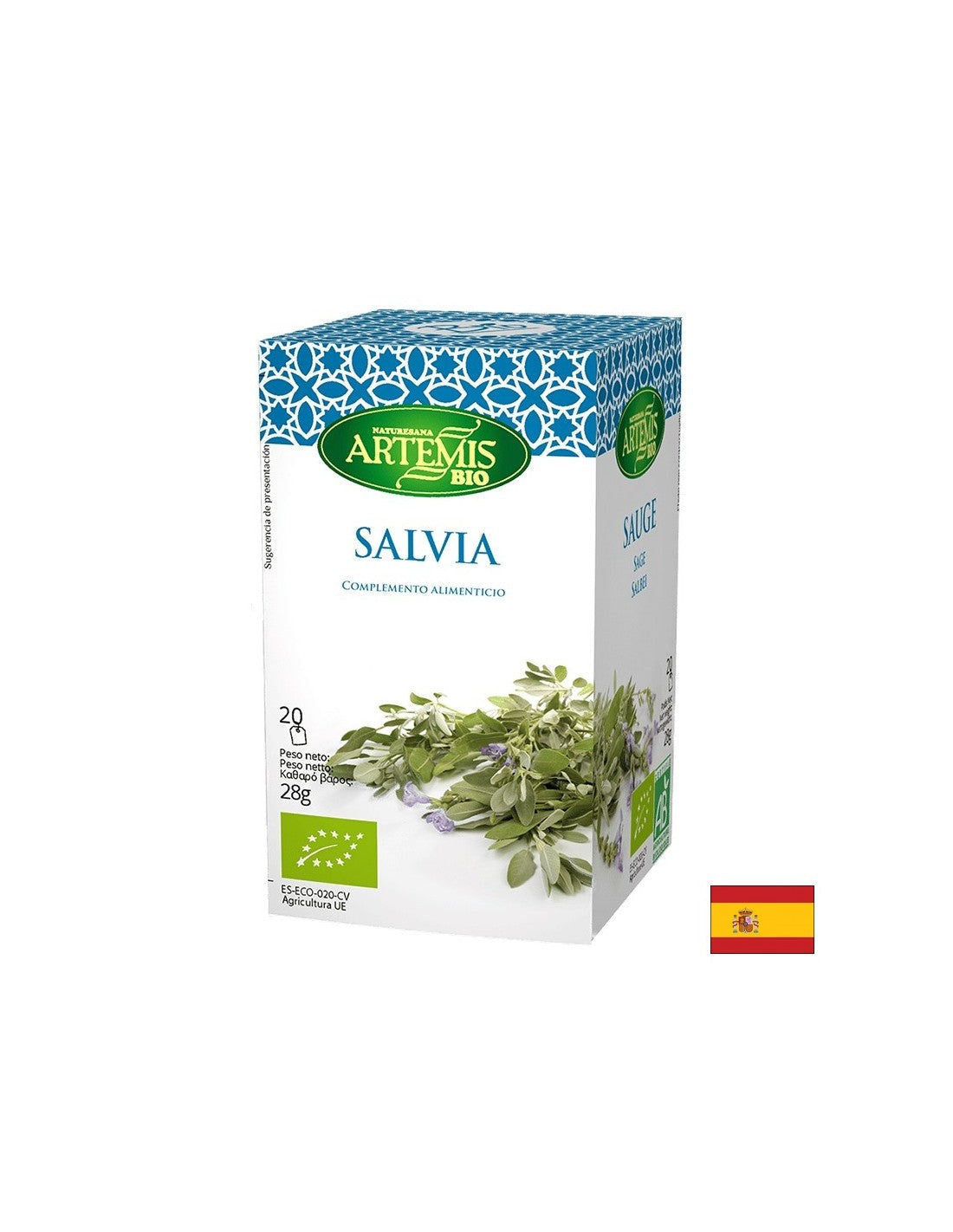 Zsálya - Salvia, 20 szűrőzsák